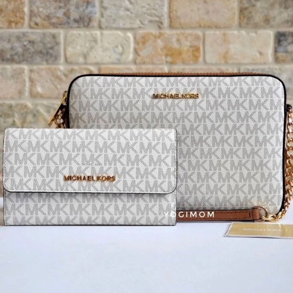 BUNDLE MICHAEL KORS Wallet Shoulder HandBag Purse